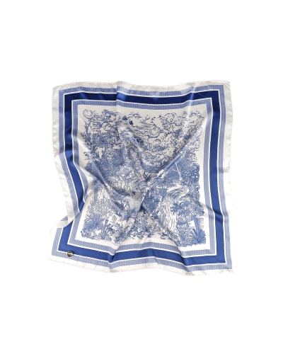 Saténová šatka so sponou 65x65 cm - 1 ks | Mimib