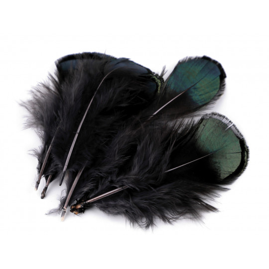 Pene decorative fazan, lungime 4,5-9 cm | Mimib