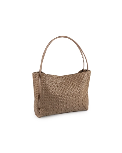 Veľká dámska taška prepletaná s puzdrom 39x31 cm - 1 ks | Mimib