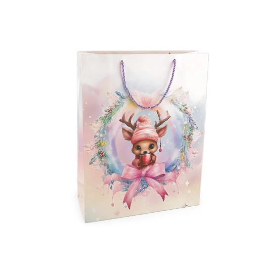 Vianočná darčeková taška 31x40 cm - 1 ks | Mimib