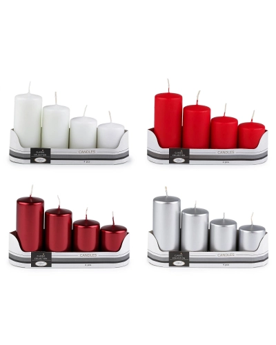 Adventné sviečky valec zostupné Ø5 cm - 1 sada | Mimib