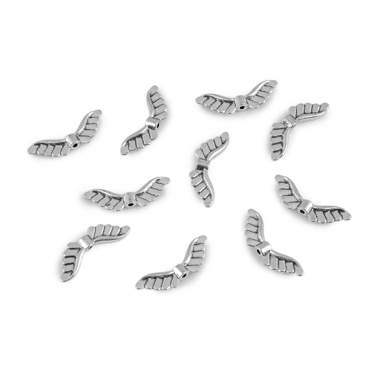 Ozdobný diel krídla 24x8 mm - 10 ks | Mimib