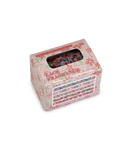 Washi ozdobná lepiaca páska mix - 1 krab. | Mimib