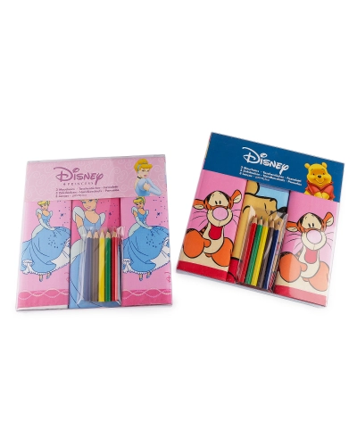 Detské vreckovky Disney s pastelkami - 1 sada | Mimib