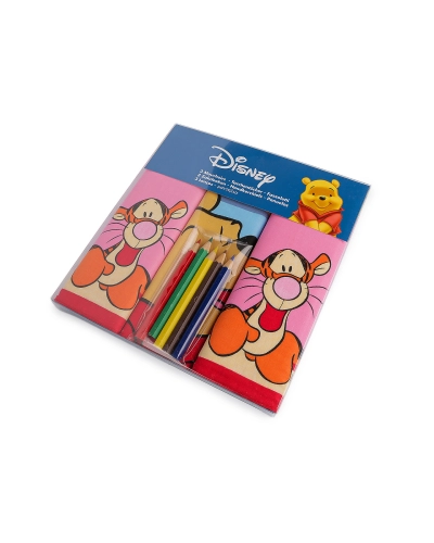 Detské vreckovky Disney s pastelkami - 1 sada | Mimib