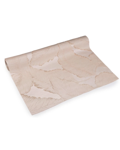 Behúň satén lux 3D listy šírka 48 cm - 1 ks | Mimib