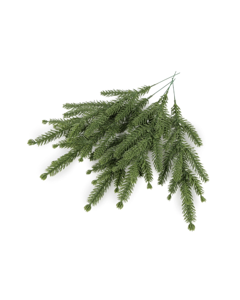 Umelá vetvička ihličnan - 5 ks | Mimib