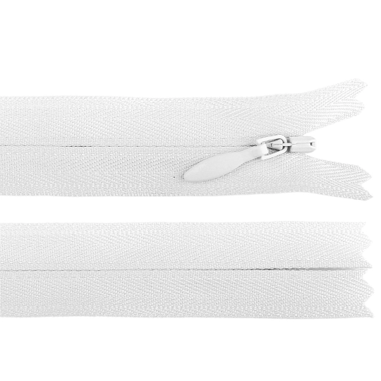 Špirálový zips skrytý YKK No 4 dĺžka 25 cm - 1 ks | Mimib