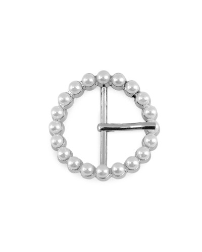 Perlová spona / opasková pracka, prievlak 30 mm - 2 ks | Mimib