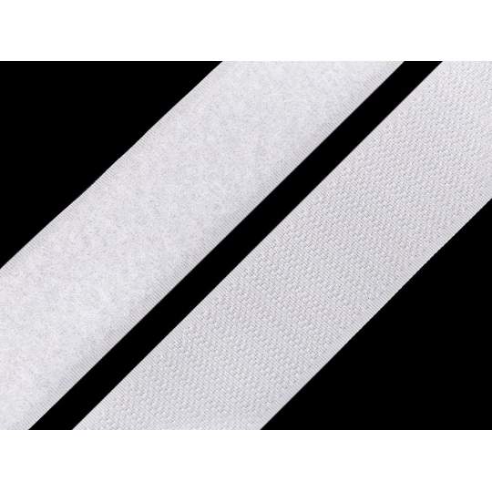 Bandă arici, complet (puf + scai), negru, 30 mm | Mimib