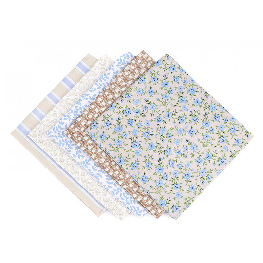 Set materiale textile pentru patchwork, 48x50 cm | Mimib