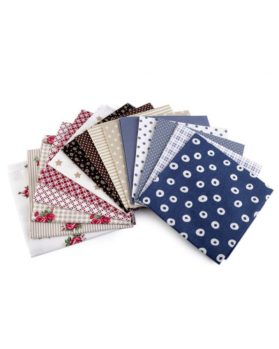 Set materiale textile pentru patchwork, 48x50 cm | Mimib