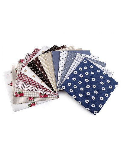 Set materiale textile pentru patchwork, 48x50 cm | Mimib