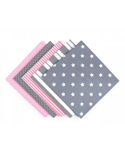 Set materiale textile pentru patchwork, 48x50 cm | Mimib