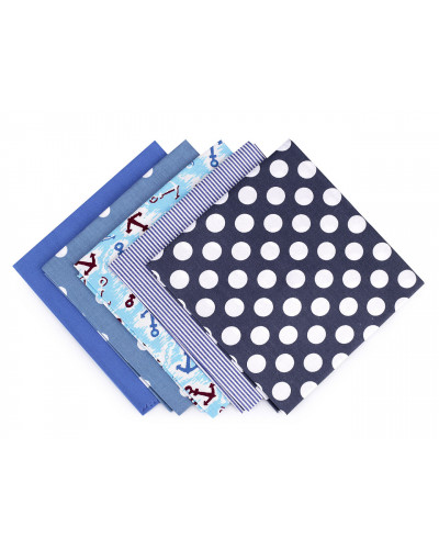 Set materiale textile pentru patchwork, 48x50 cm | Mimib