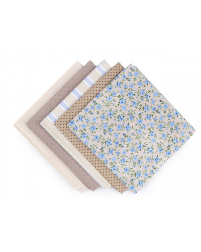 Set materiale textile pentru patchwork, 48x50 cm | Mimib