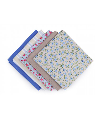 Set materiale textile pentru patchwork, 48x50 cm | Mimib