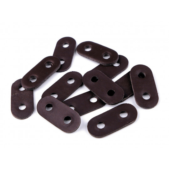Opritori șnur, piele ecologică, 16x34 mm | Mimib