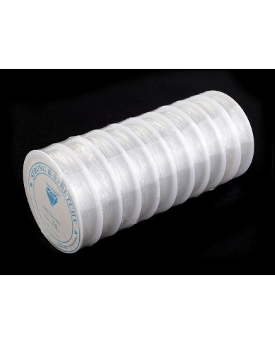 Fir elastic routnd transparent, Ø1 mm | Mimib