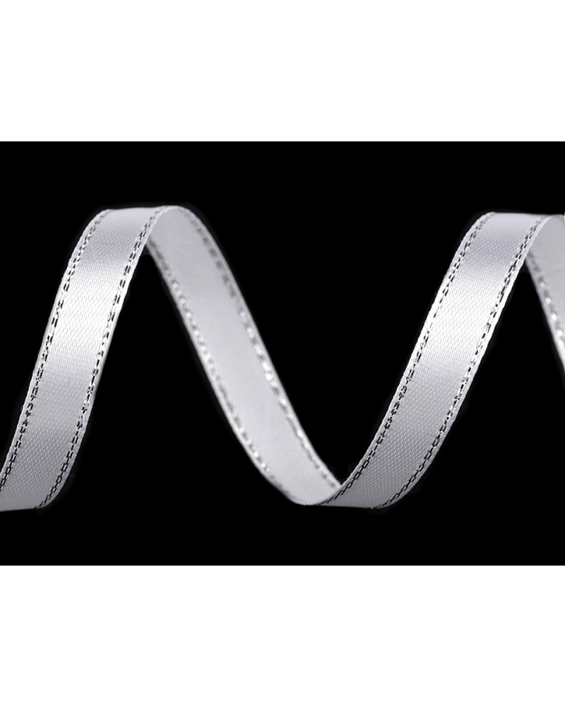 Panglică satinată cu lurex, lățime 10 mm | Mimib Panglică satinată cu lurex, lățime 10 mm | Mimib