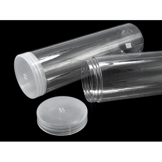 Tub plastic transparent, Ø54 mm | Mimib