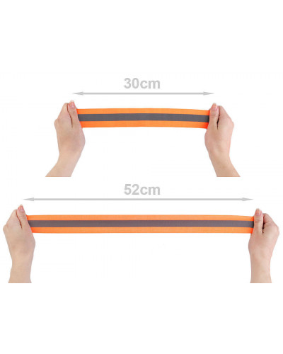 Elastic lat cu bandă reflectorizantă, lățime 40 mm | Mimib