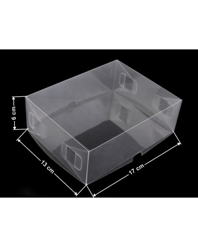 Cutie din plastic transparent cu capac | Mimib