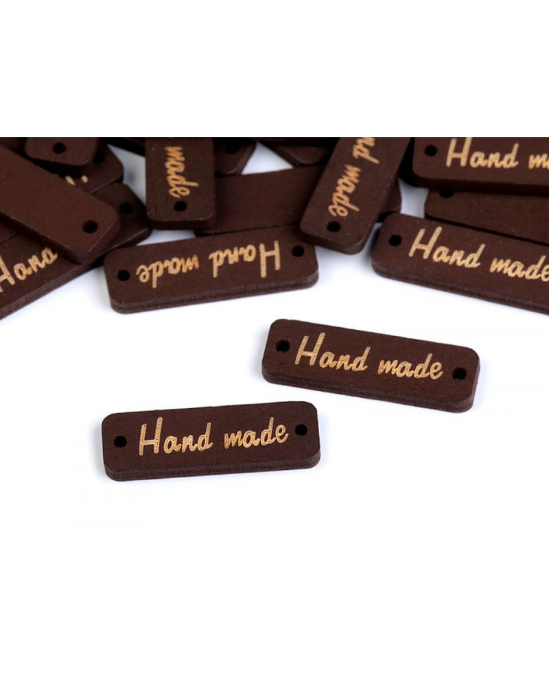 Etichete lemn Hand Made, 10x30 m | Mimib