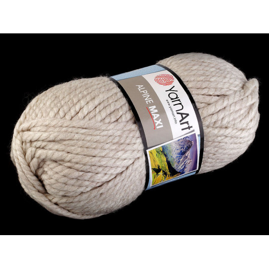 Fir de tricotat Alpine maxi, 250 g | Mimib