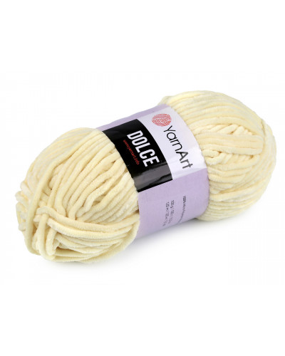 Fir de tricotat plușat Dolce, 100 g | Mimib