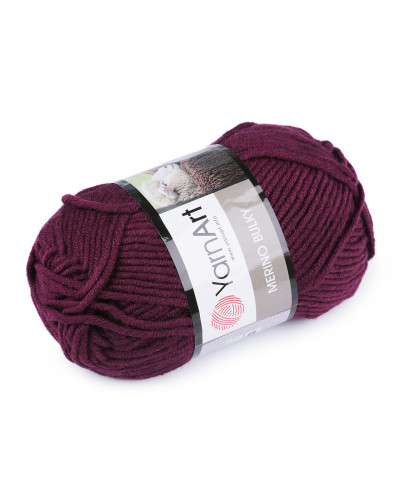 Fir de tricotat Merino bulky, 100 g | Mimib