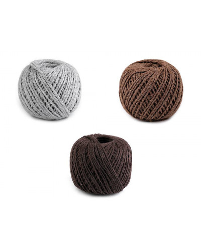 Snur bumbac macrame, Ø2 mm | Mimib