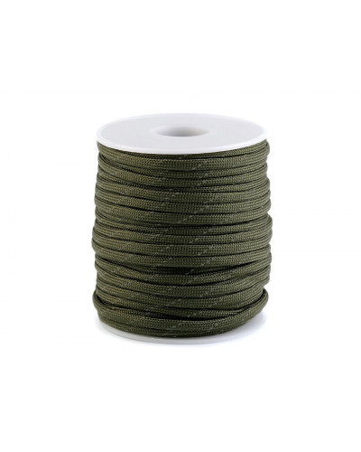 Cordelină paracord cu fir reflectorizant, Ø4 mm | Mimib