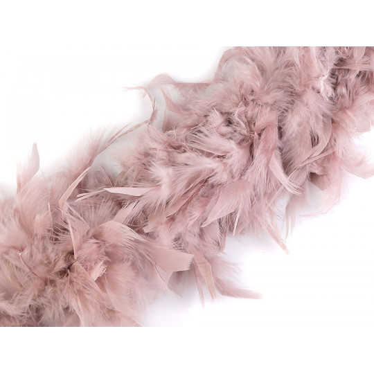Șirag fulgi boa, pene curcan 90g, lungime 1,8m, diverse culori | Mimib