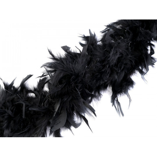 Șirag fulgi boa, pene curcan 90g, lungime 1,8m, diverse culori | Mimib