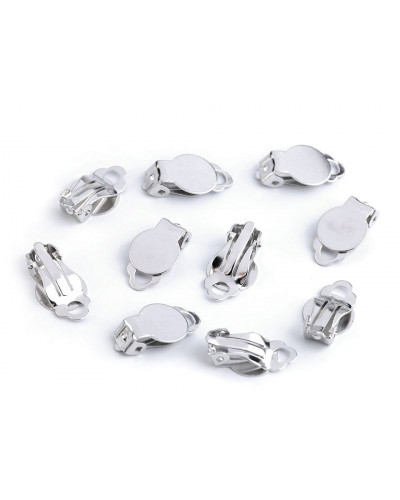 Bază cercei cu clips, 10x18 mm | Mimib