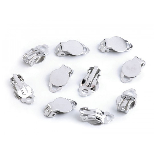 Bază cercei cu clips, 10x18 mm | Mimib