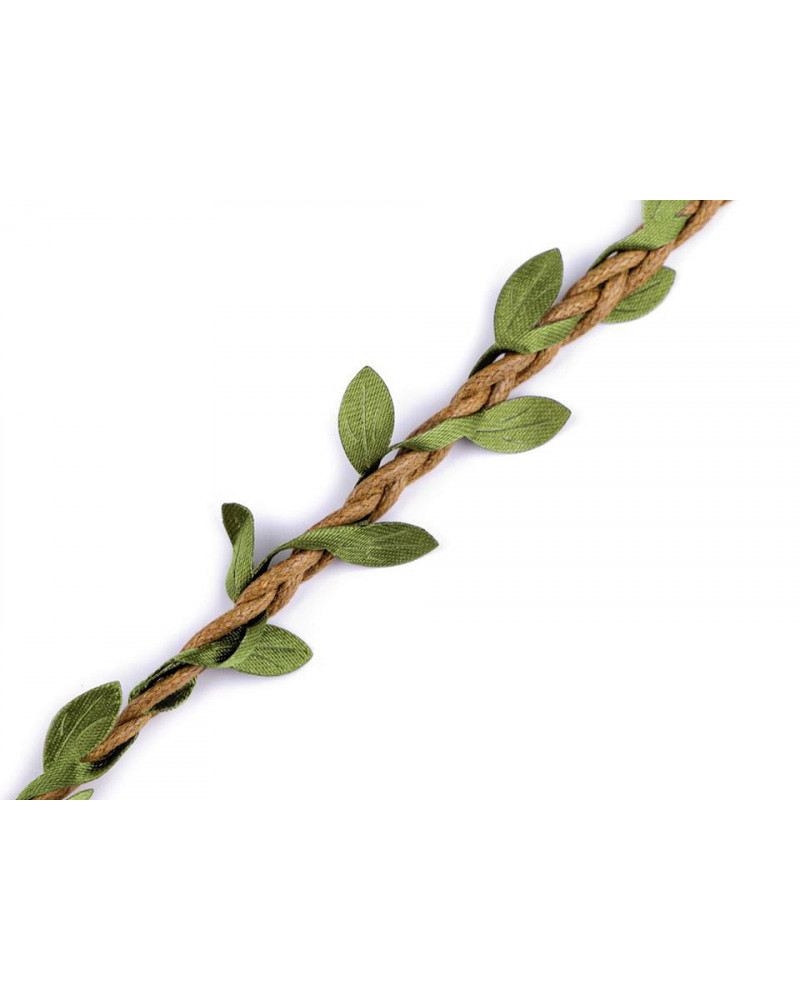 Șnur decorativ cu frunze, lățime 30 mm | Mimib Șnur decorativ cu frunze, lățime 30 mm | Mimib