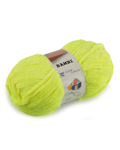 Fir de tricotat plușat Bambi,100 g | Mimib