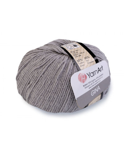 Fir de tricotat Gina / Jeans, 50 g | Mimib