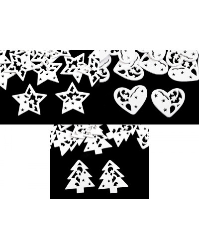 Decorațiuni de Crăciun - brăduț, stea, inimă | Mimib