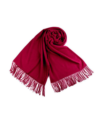 Șal Pashmina / Eșarfă Pashmina cu franjuri | Mimib