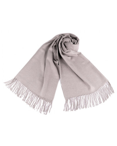 Șal Pashmina / Eșarfă Pashmina cu franjuri | Mimib