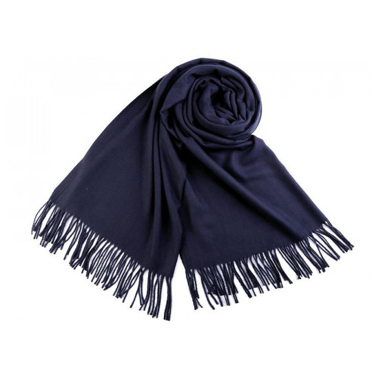 Șal Pashmina / Eșarfă Pashmina cu franjuri | Mimib