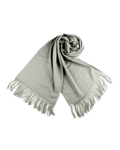 Șal Pashmina / Eșarfă Pashmina cu franjuri | Mimib