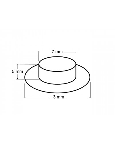 Ocheți metalici inoxidabili, Ø7 mm | Mimib