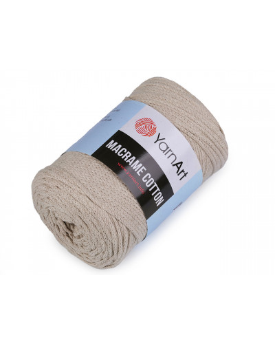 Fir de tricotat Macrame Cotton, 250 g | Mimib