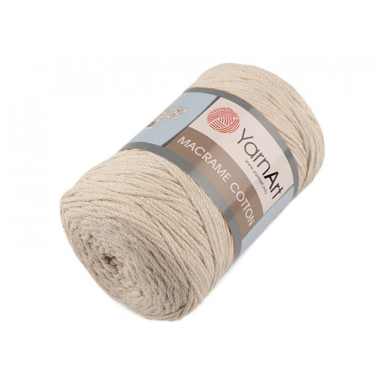 Fir de tricotat Macrame Cotton, 250 g | Mimib