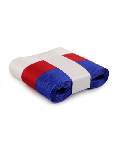 Panglică tricolor Cehia, Slovacia lățime 10 cm | Mimib