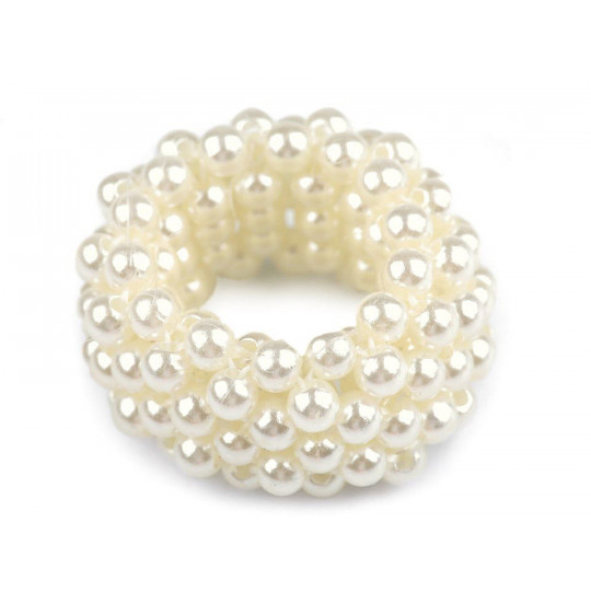 Elastic de păr cu perle | Mimib